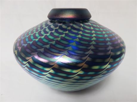 CORREIA STUDIO Art Glass Signed Vase