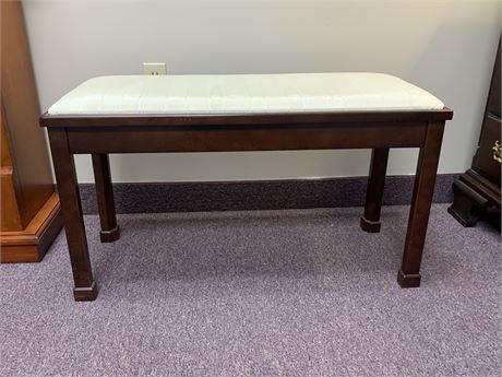 Piano Bench/Upholstered