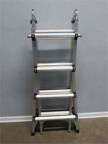 Cosco Multi-use 17' Extension Ladder / 7'8" Step Ladder