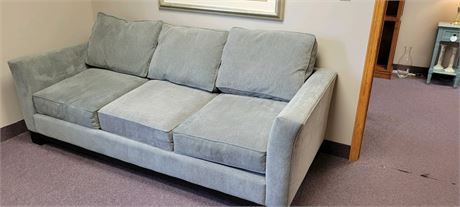 Three Cushioned Upholstered Sofa