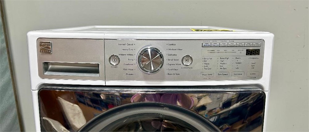 Transitional Design Online Auctions Kenmore Elite Washing Machine Front Loading 2870