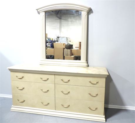 Contemporary Style Dresser / Mirror