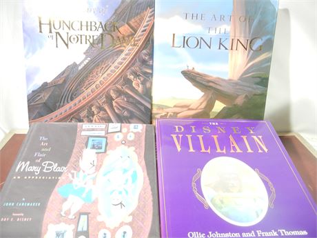 Disney "The Art of " Books, Lion King, Mary Blair, Villains, and Hunchback of ND