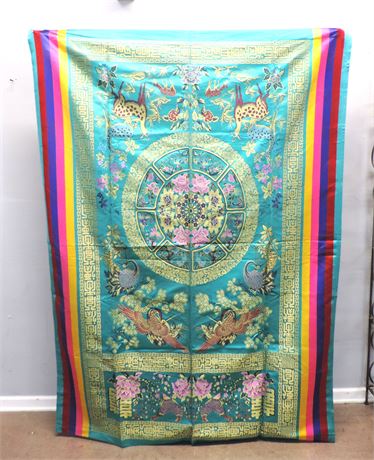 Asian Style Fabric Wall Hanging