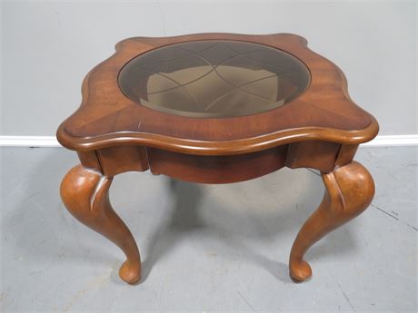 French Provincial Style Cherry End Table