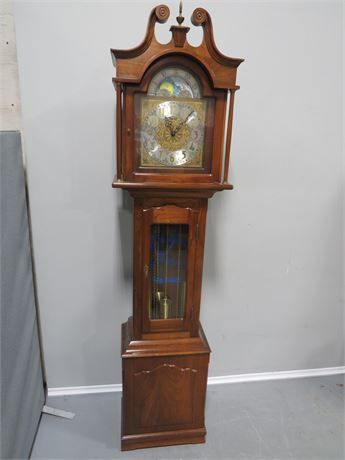 DANEKER "The President" Walnut Moon-Phase Grandfather Clock