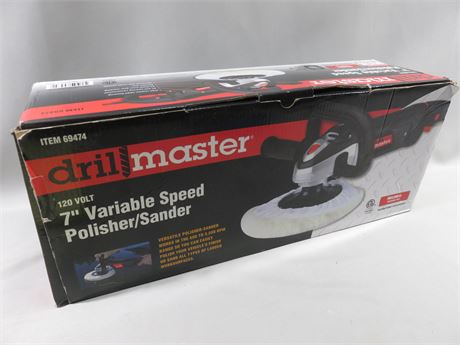 Drill Master 7-inch Variable Speed Polisher/Sander