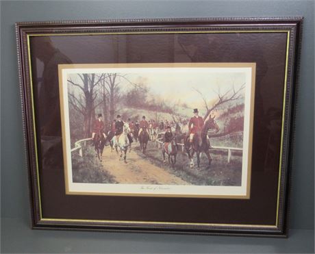 The First of November by George Wright Framed and Double Matted Print