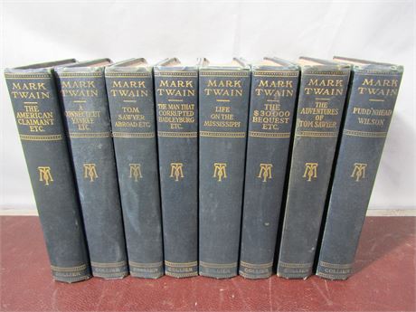 Mark Twain Collier Collection Four Volume Set: Mark Twain Published by Collier,