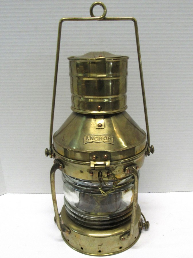 Transitional Design Online Auctions Ship Lantern Brass Nautical