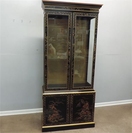 DREXEL Asian Style Curio / Display Cabinet