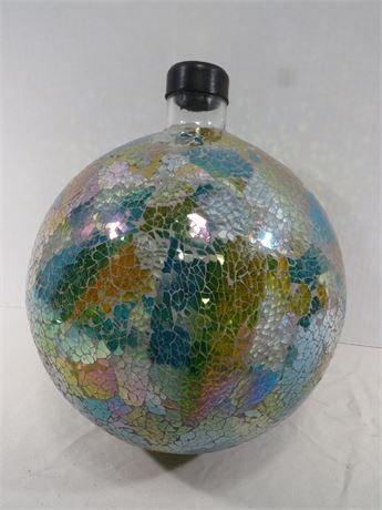 Mosaic Iridescent Glass Gazing Ball