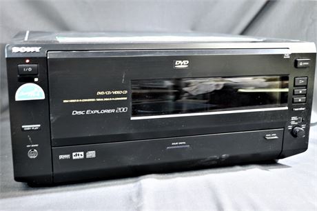 Sony Disc Explorer200; CD/DVD Player DVP-CX850D