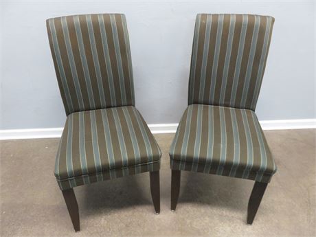 Striped Dining Chairs