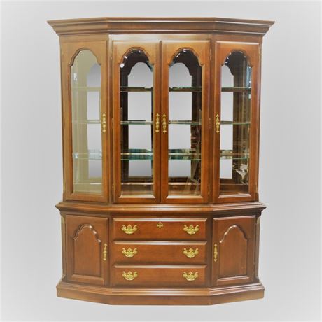 Sumter Cabinet China Cabinet, Lighted with Solid Wood Construction