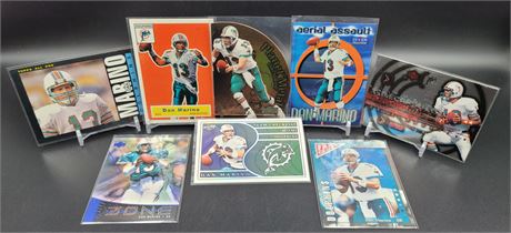 Dan Marino Miami Dolphins lot of 9 Football Trading Cards
