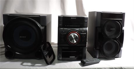 Sony Speaker System and Compact Disc Receiver