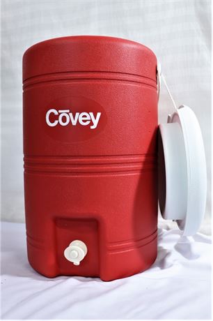 Covey Water Cooler with spout and attached Lid