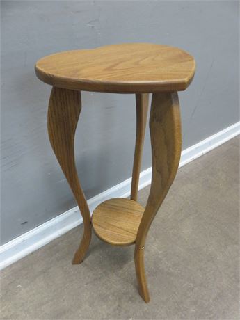 Hear Shaped Accent Table