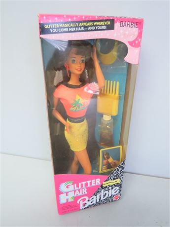 1993 Glitter Hair Barbie Doll