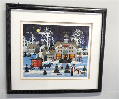 WOOSTER SCOTT 'Winters Eve' Print / Signed / (732 / 750)