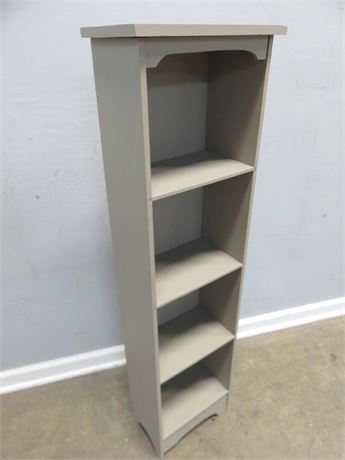 Hand-Painted 4-Shelf Cabinet