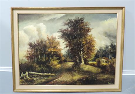 DEACA Original Landscape Painting / Signed