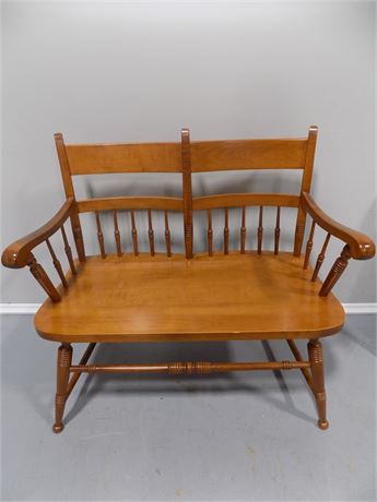 Maple Colonial Bench