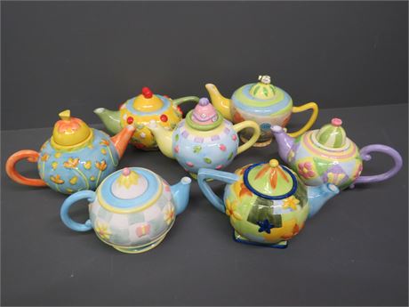 ONEIDA China Ceramic Teapot Lot