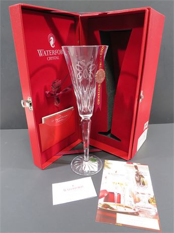 WATERFORD Crystal 12 Days of Christmas Collection 5th Edition Champagne Flute