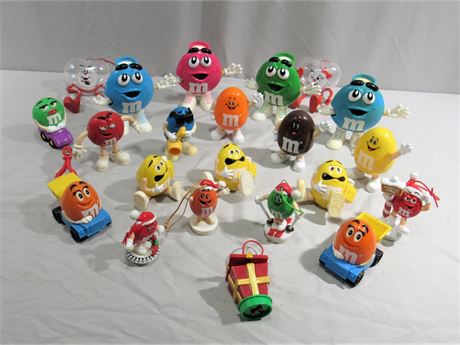 M & M Collectible Promotional Toy Lot - 20+ Pieces