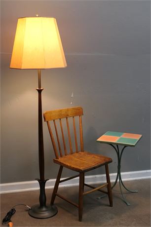 Floor Lamp / Chair / Side Table Lot