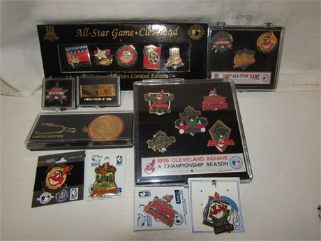 Indians Collector Team Pin Collection