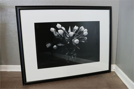 Silvertone Print "Still Life with Tulips" by Steve Bettwy
