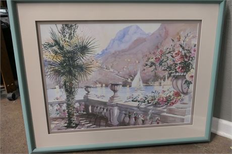 Watercolor Painting Signed by M. Simandle
