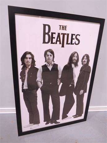 Black & White Beatles Poster