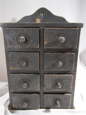 Early Wood Spice Box