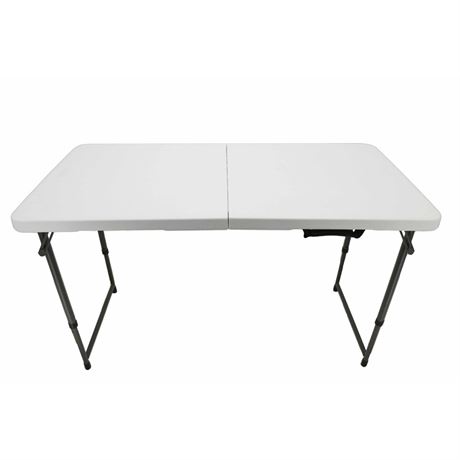 LIFETIME 4 ft. Adjustable Height Folding Table