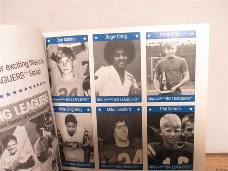 Little Football Big Leaguers with 45 Football Cards,