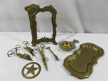 Vintage Brass Household Items