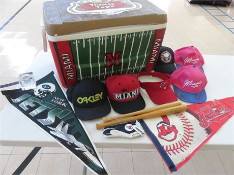 Assorted Sports Merchandise