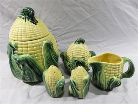 STANFORDWARE Ceramic Corn Cob Kitchenware Lot