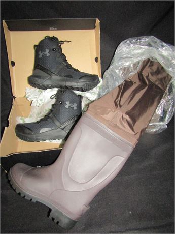 Waders and Under Armour Boots