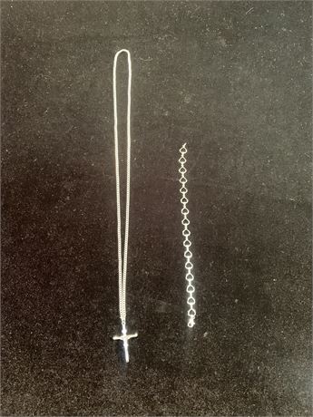 STERLING SILVER Necklace and Bracelet