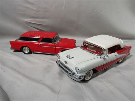 RARE 1955 Nomad and 1955 Olds Super 88 Danbury Mint Cars