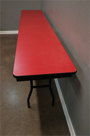 Long Red Table