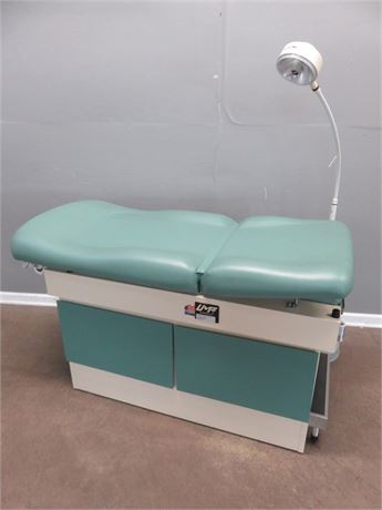 UMF 5190 Medical Exam Table & Floor Lamp