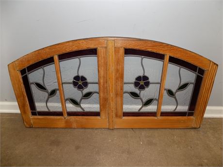 Arched Stain Glass Window