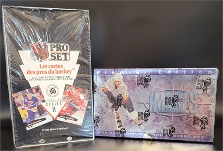 1991-92 Pro Set Hockey French Edition & Classic Hockey Factory Sealed Boxes