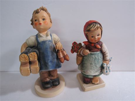 Set Of Two Larger Goebel Hummel Figurines